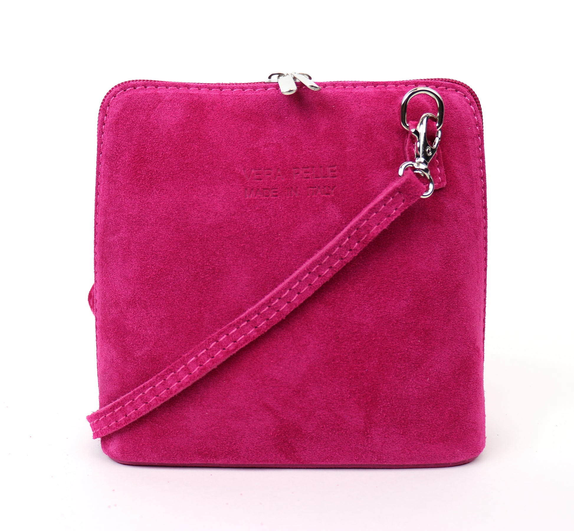 Small Suede Leather Crossbody Bag