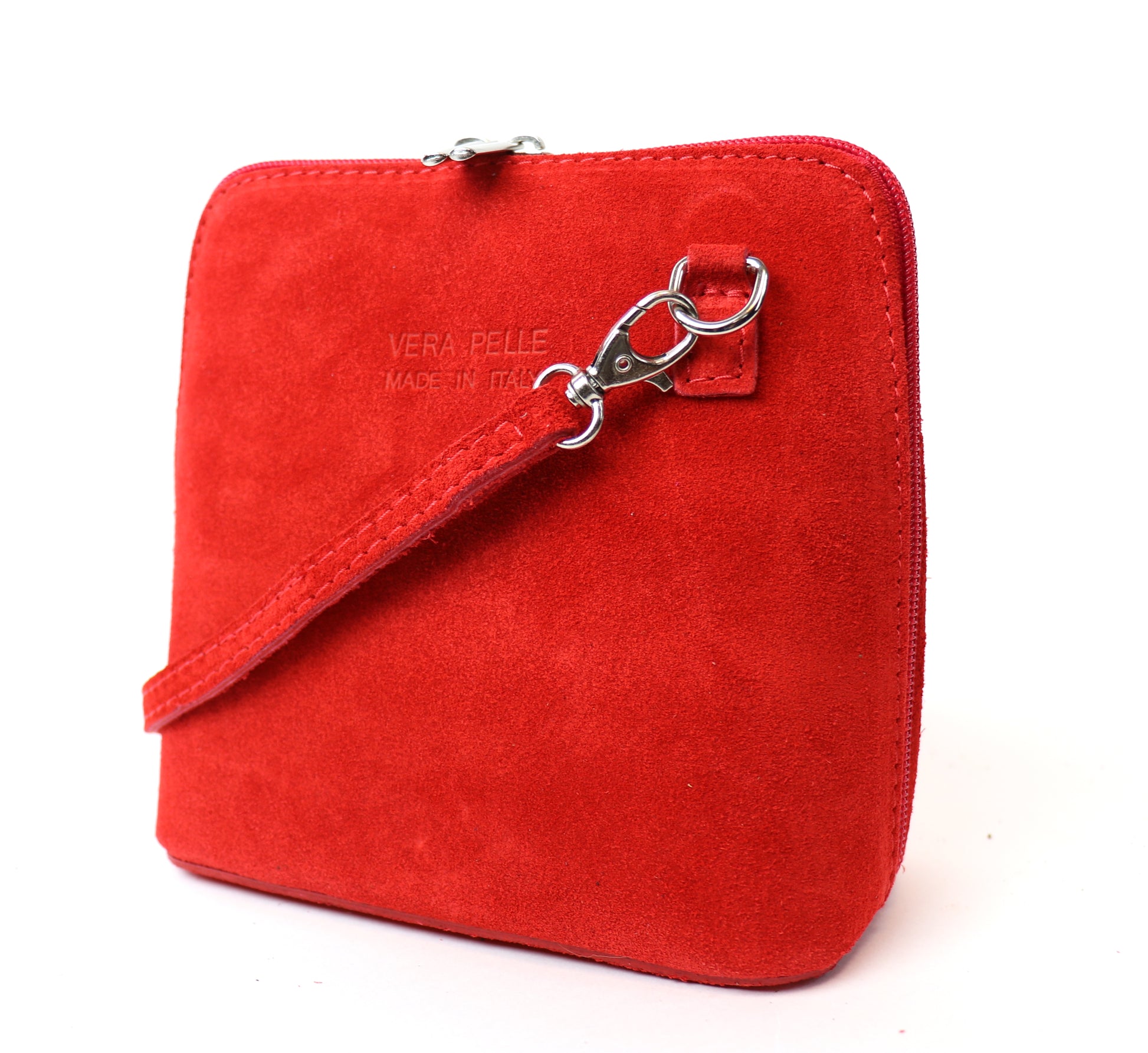 Small Suede Leather Crossbody Bag