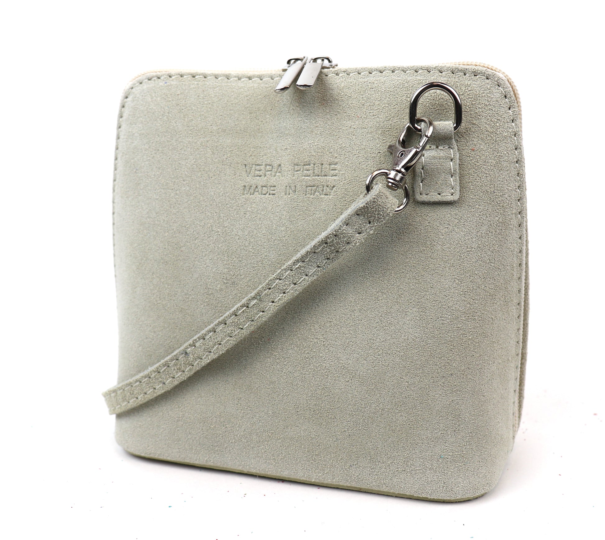 Small Suede Leather Crossbody Bag