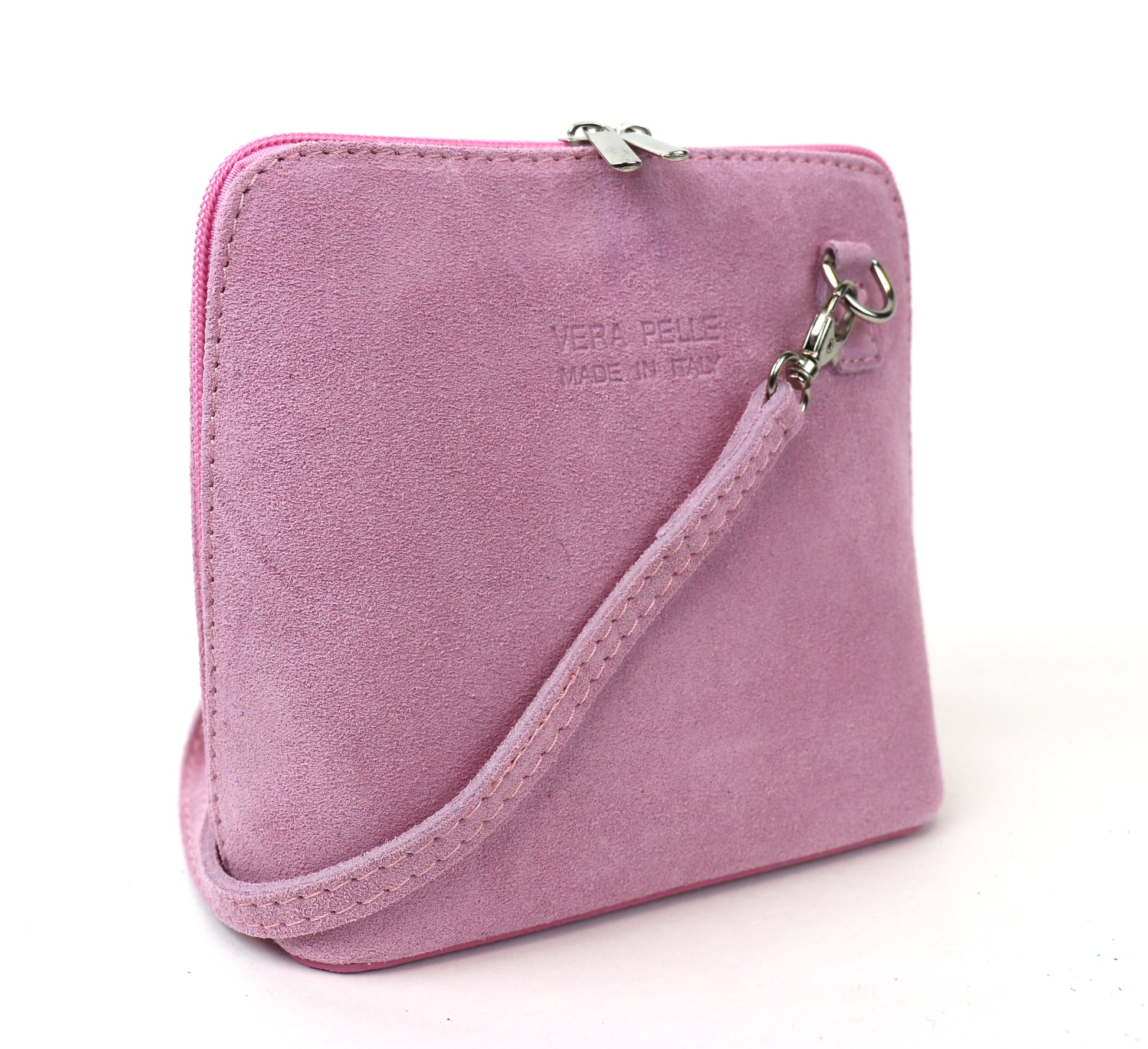 Small Suede Leather Crossbody Bag