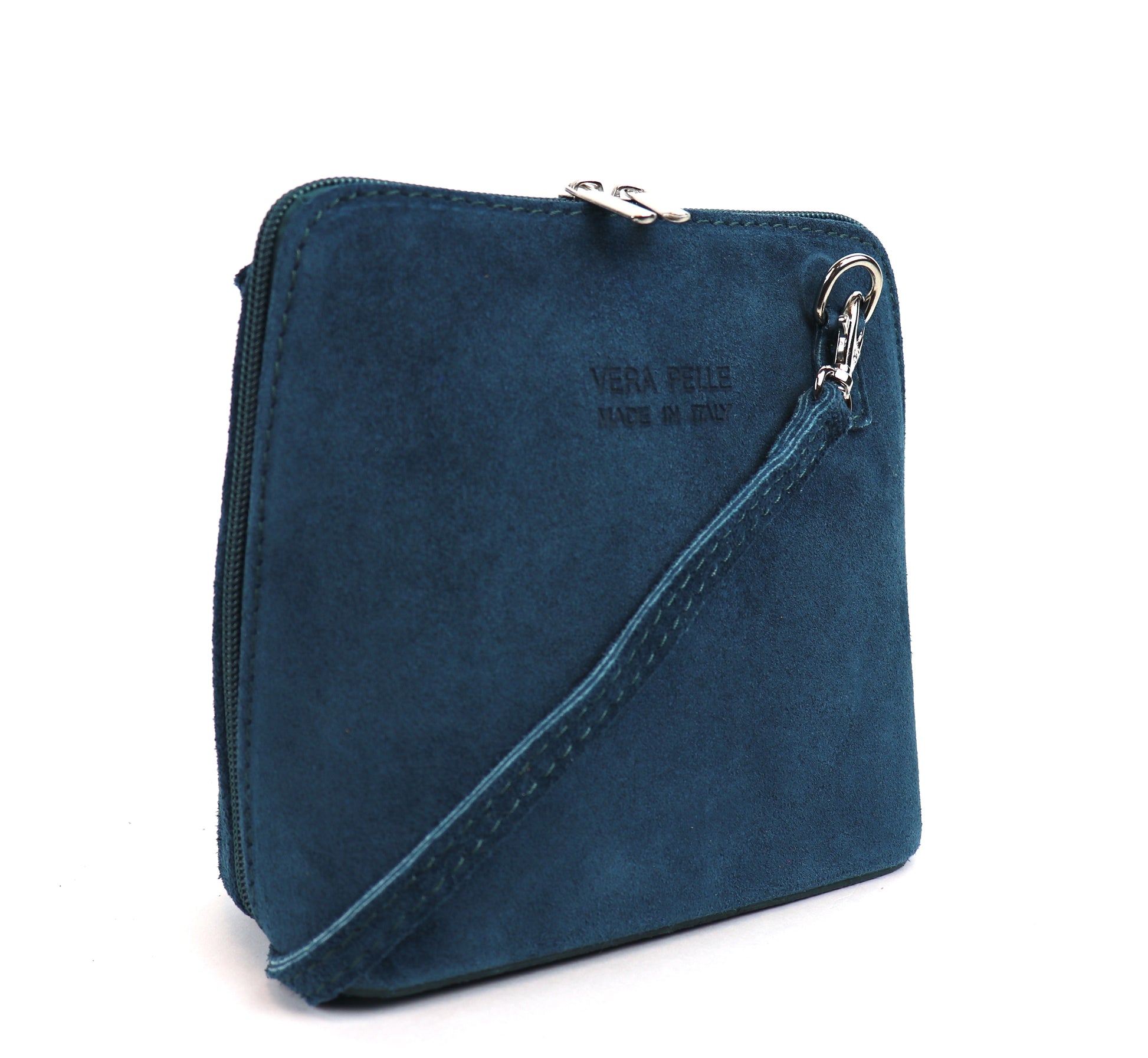 Small Suede Leather Crossbody Bag