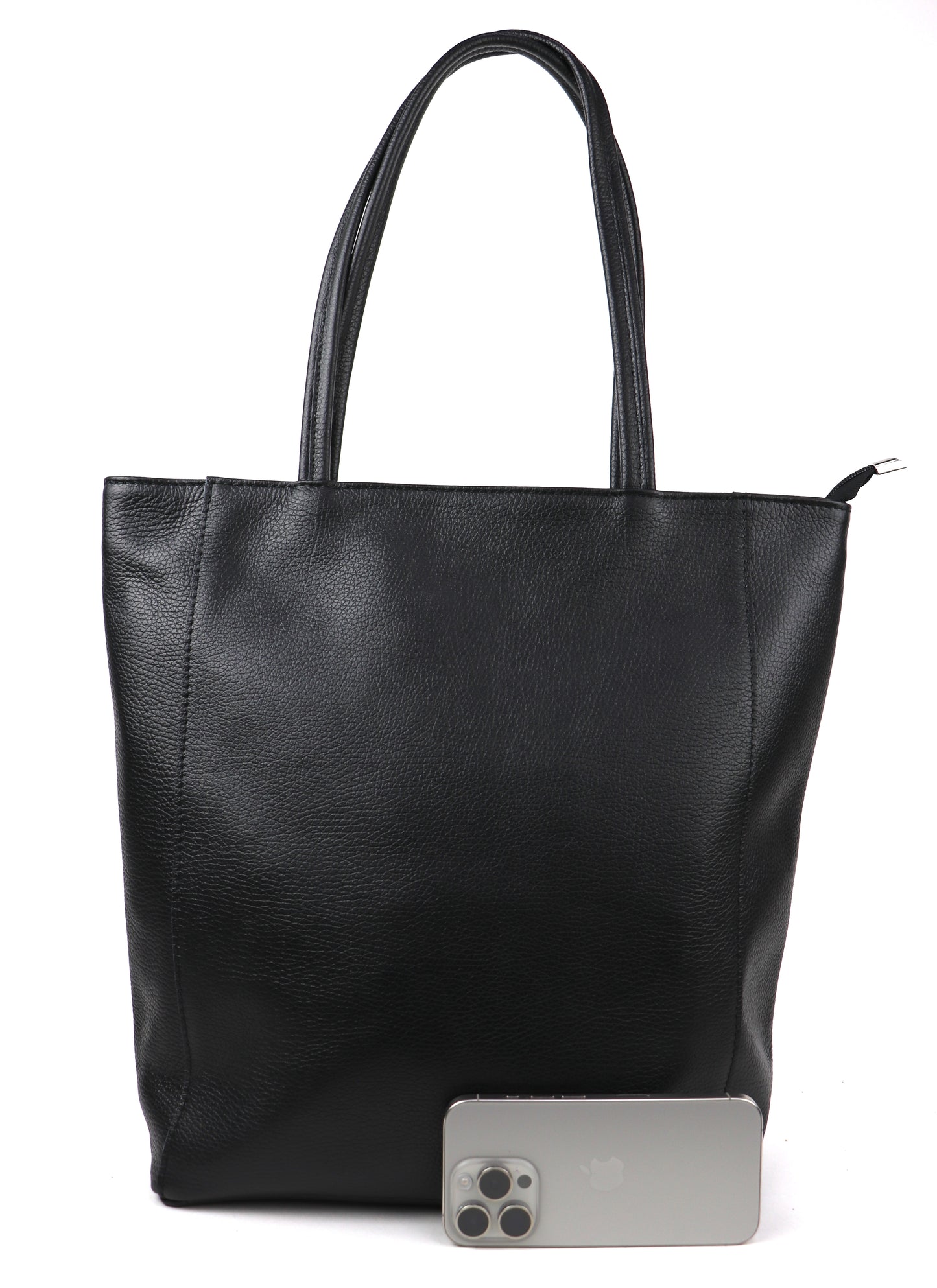 Italian Leather Shopper Bag