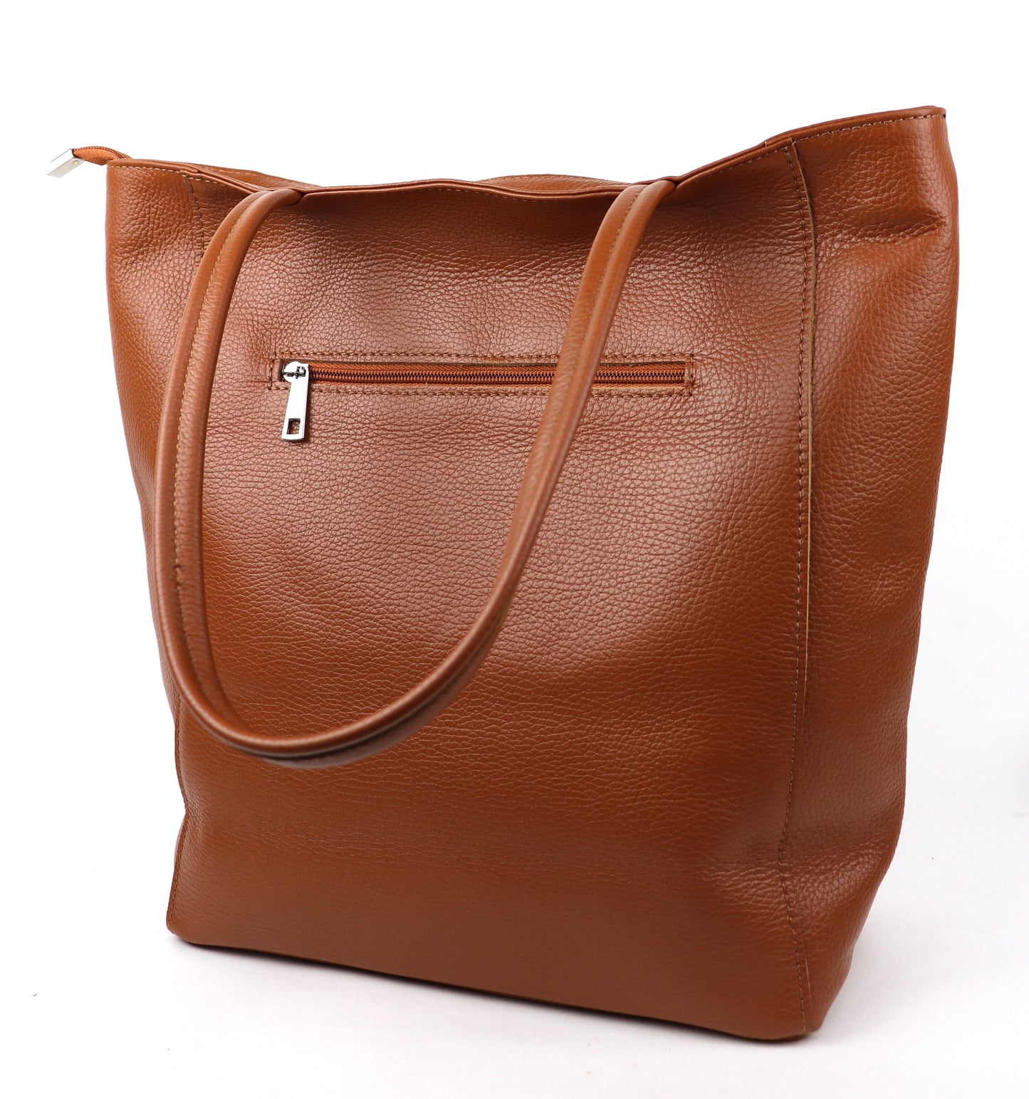 Italian Leather Shopper Bag