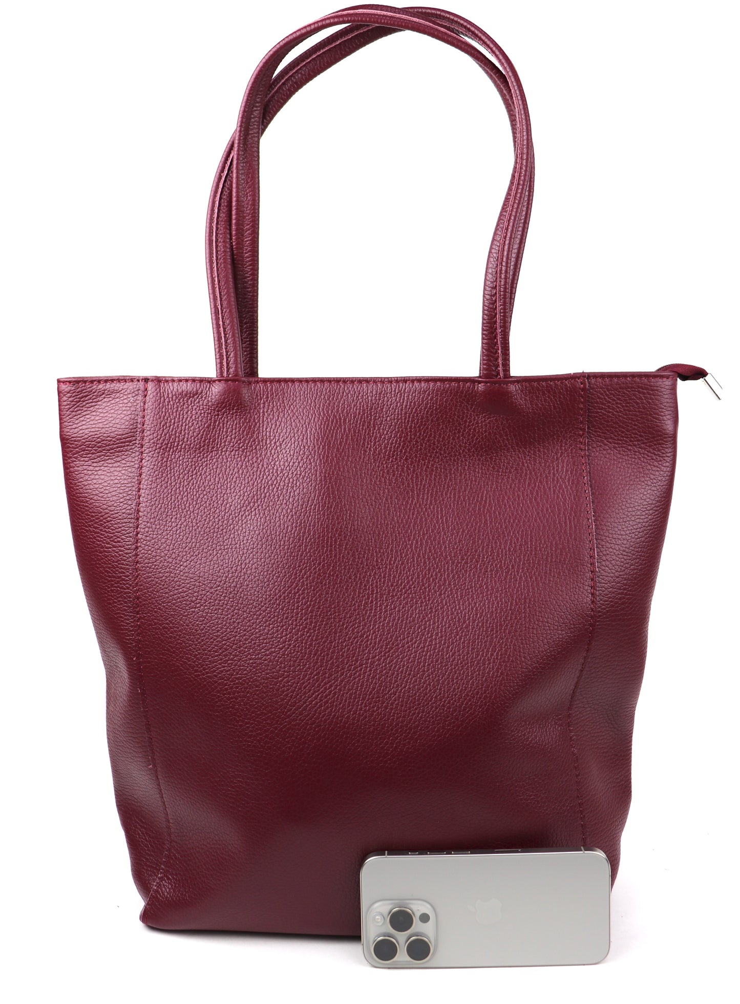 Italian Leather Shopper Bag