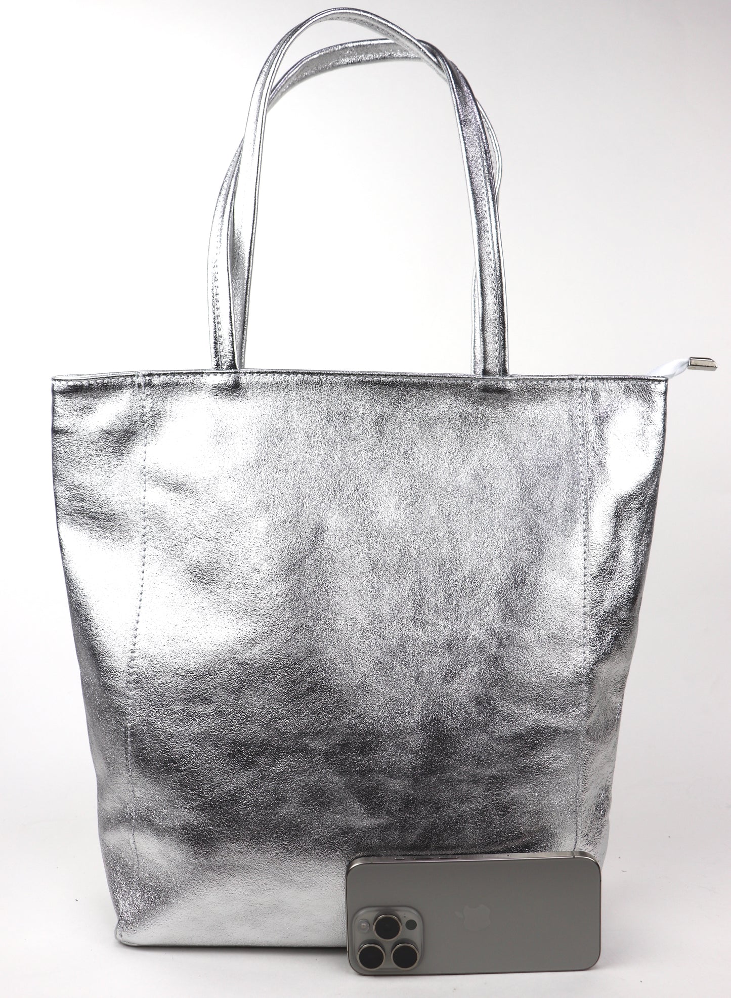 Italian Leather Shopper Bag