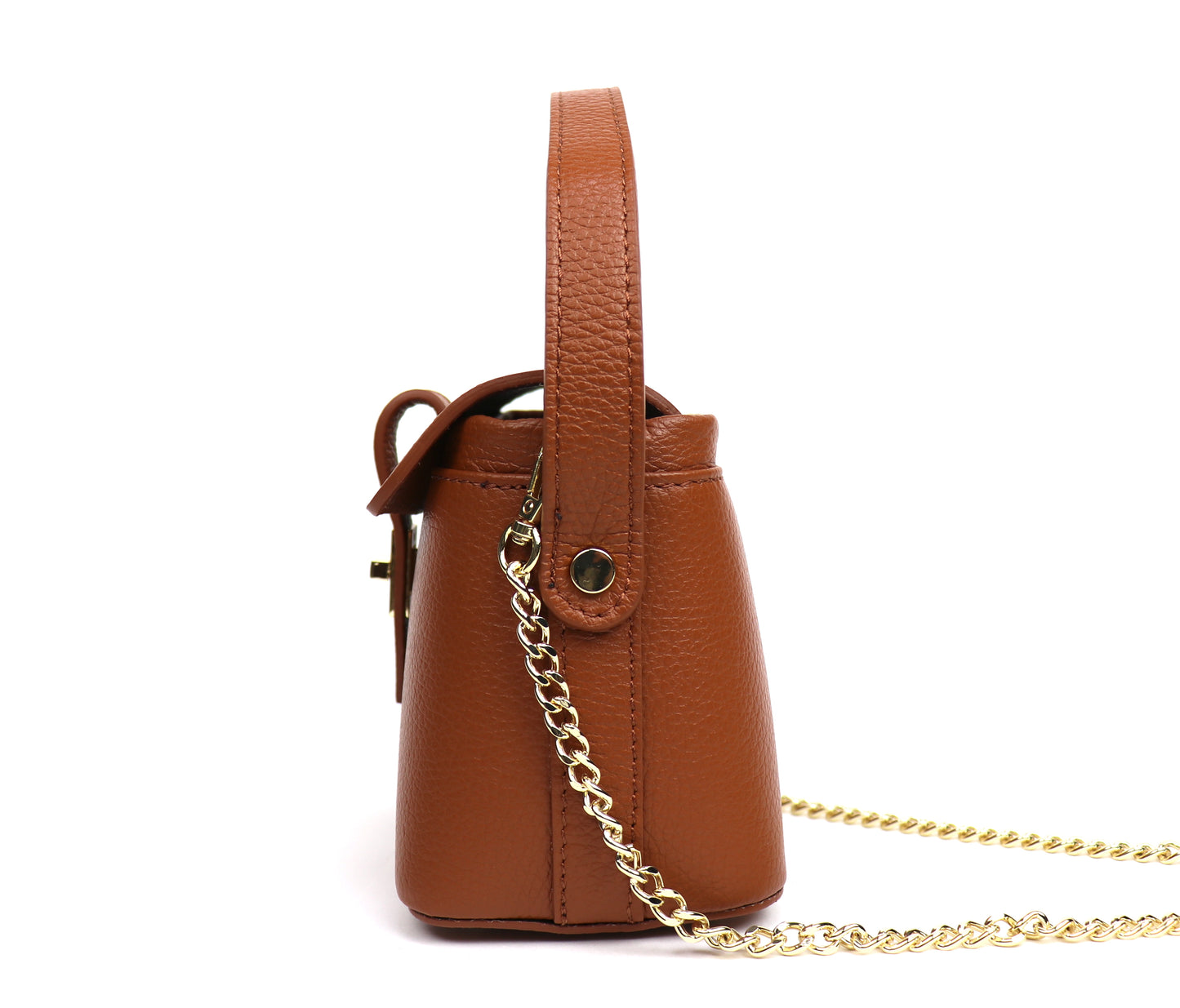 Small Top Handle Crossbody Bag – Genuine Italian Leather