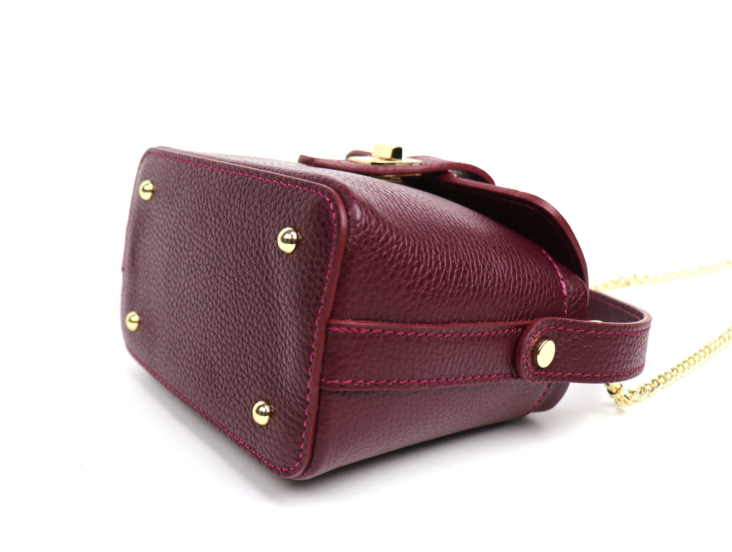 Small Top Handle Crossbody Bag – Genuine Italian Leather