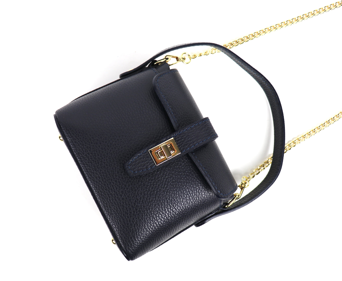 Small Top Handle Crossbody Bag – Genuine Italian Leather