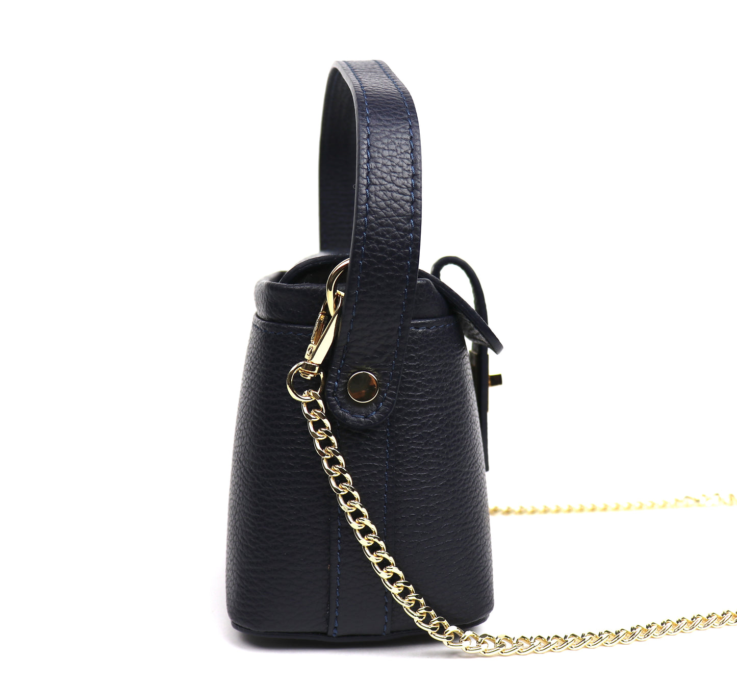 Small Top Handle Crossbody Bag – Genuine Italian Leather