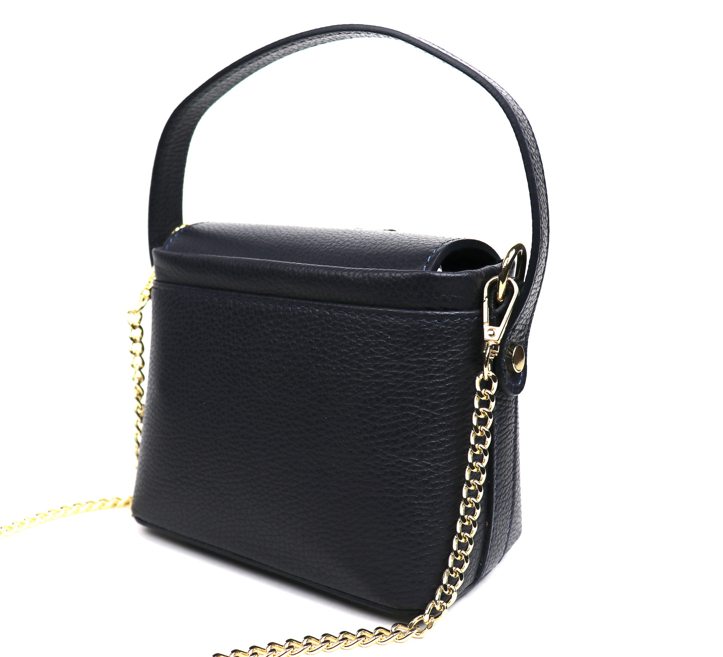 Small Top Handle Crossbody Bag – Genuine Italian Leather