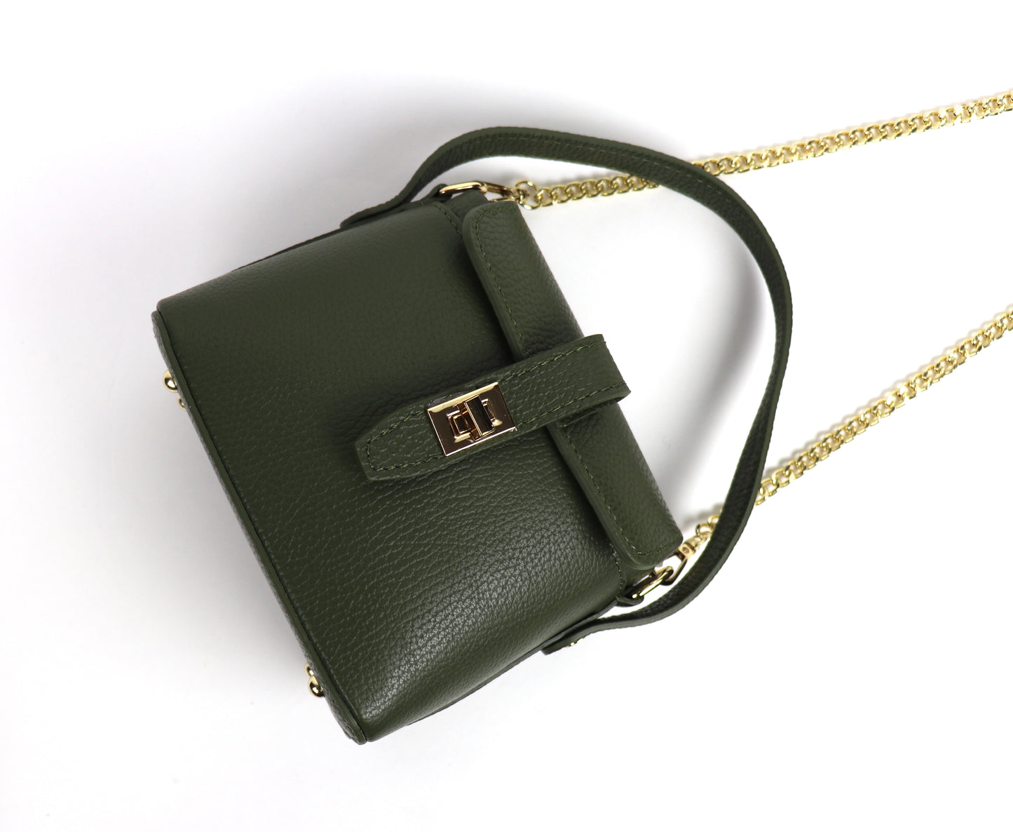 Small Top Handle Crossbody Bag – Genuine Italian Leather