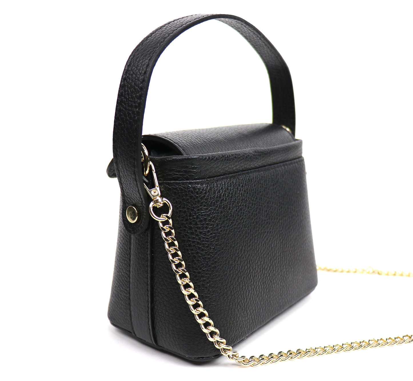 Small Top Handle Crossbody Bag – Genuine Italian Leather