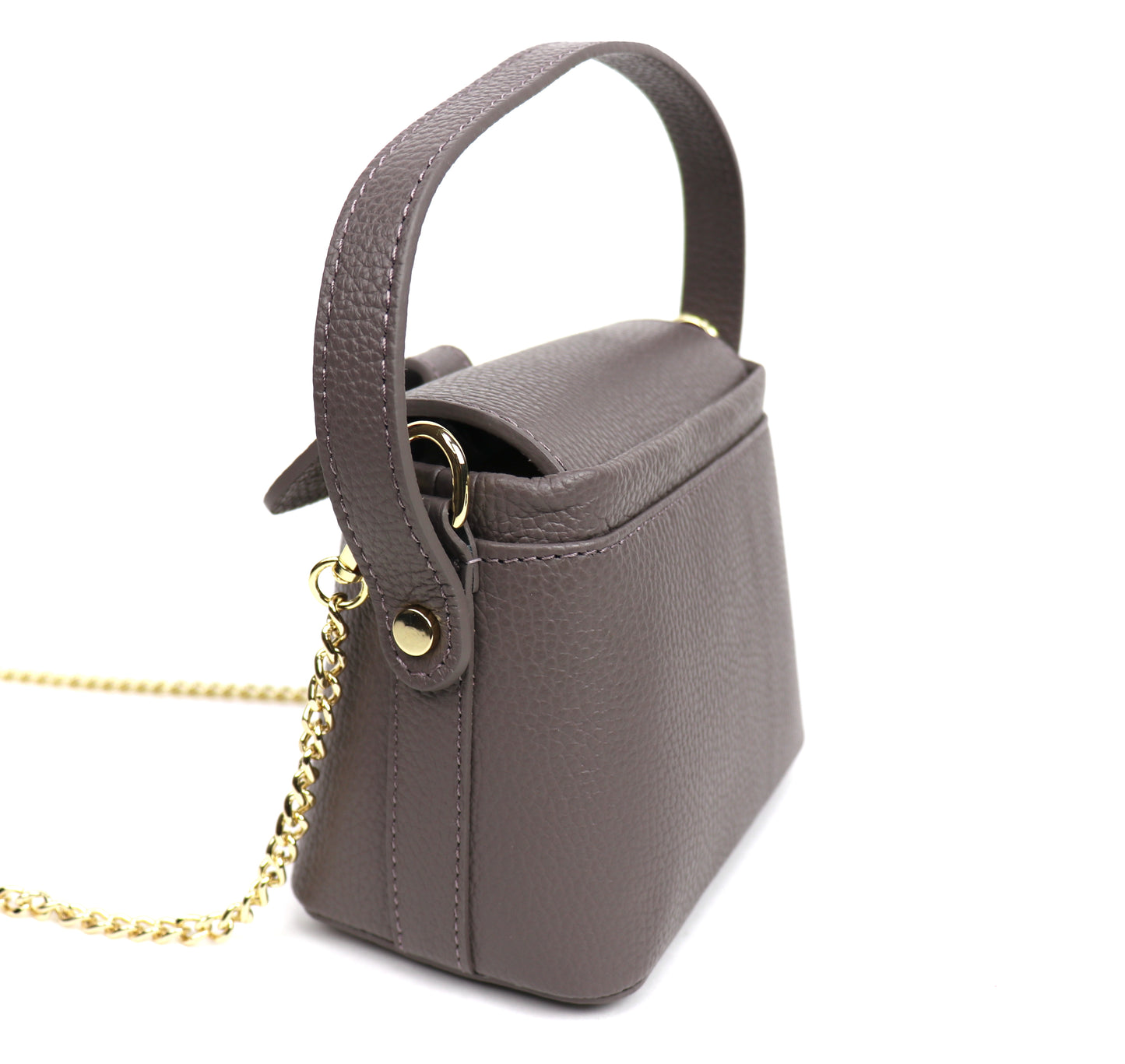 Small Top Handle Crossbody Bag – Genuine Italian Leather