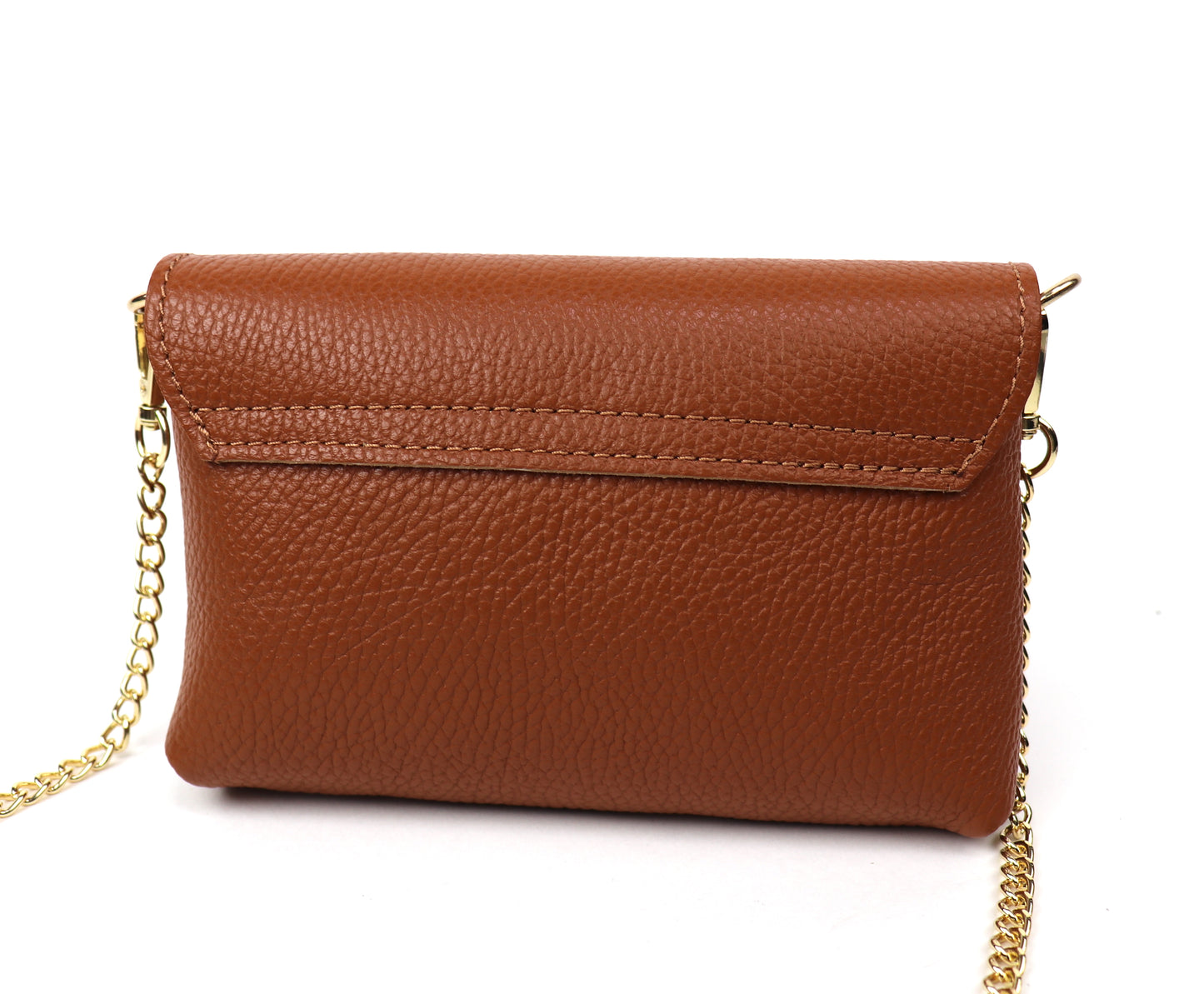 Small Timeless Chic Italian Leather Clutch/Shoulder/Crossbody Bag