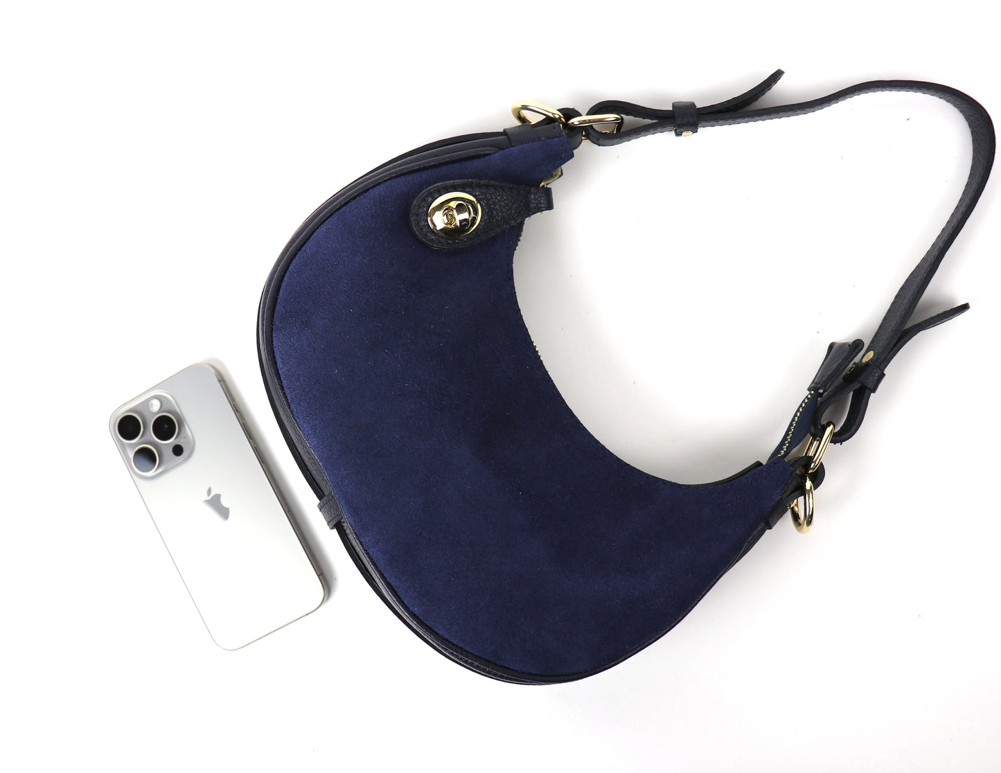 Small Half Moon Shoulder/ Crossbody Bag