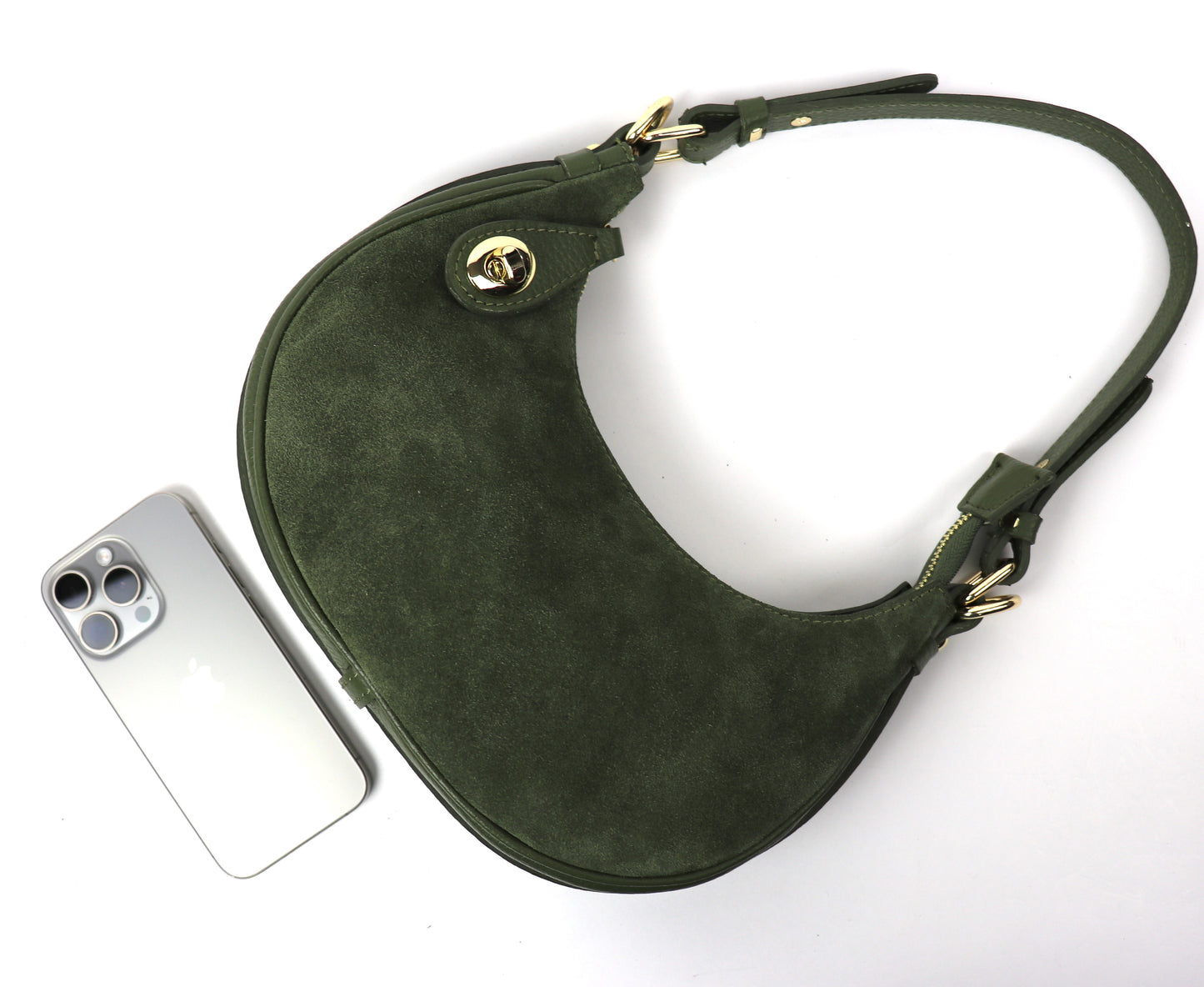 Small Half Moon Shoulder/ Crossbody Bag