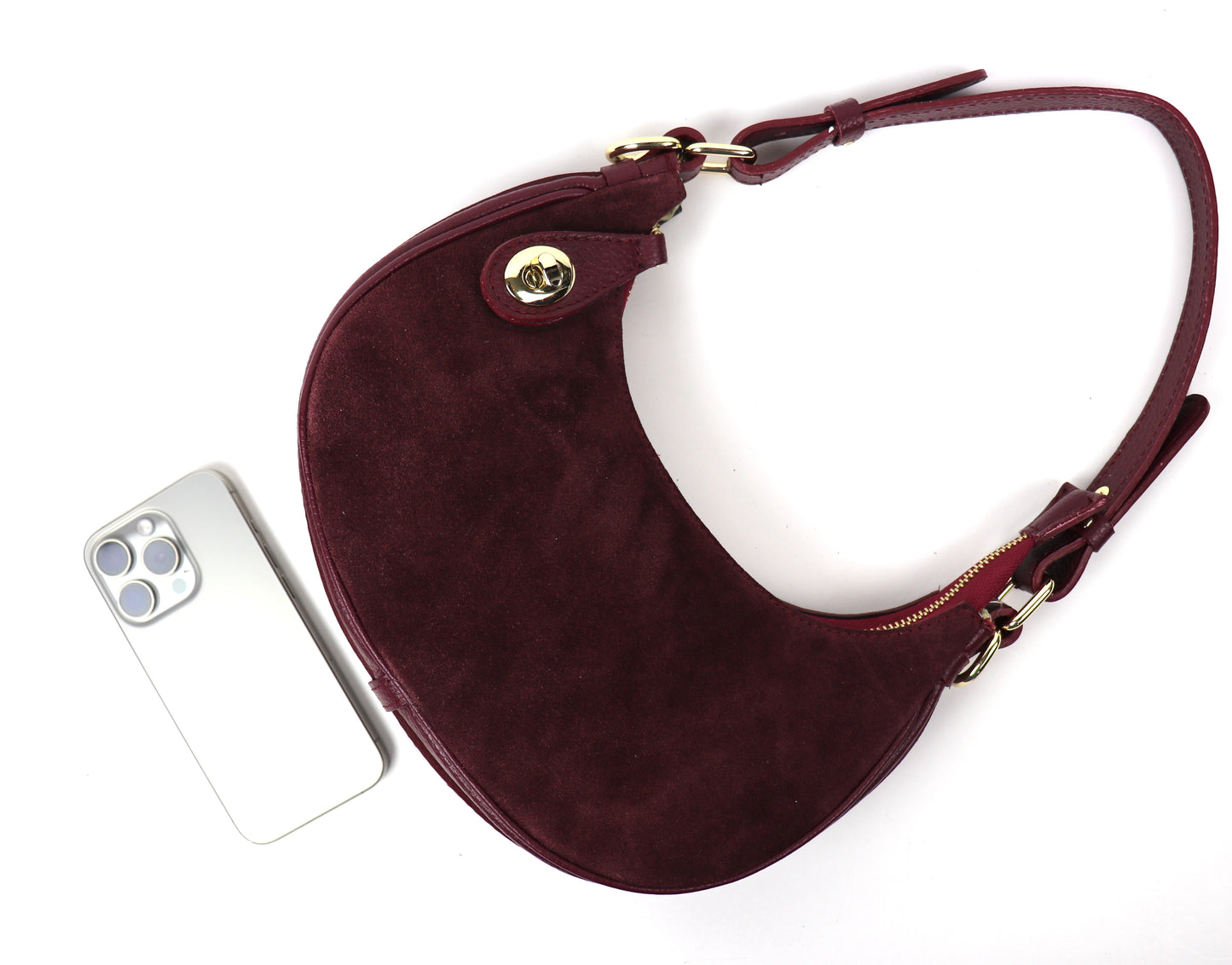 Small Half Moon Shoulder/ Crossbody Bag