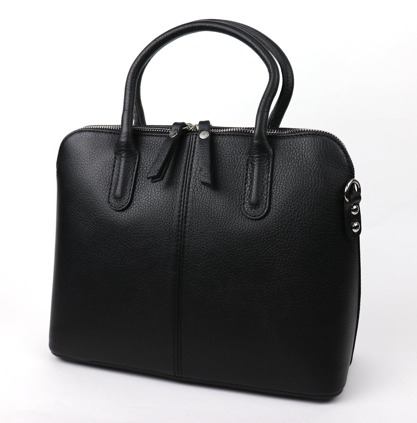 Top Handle Leather Handbag