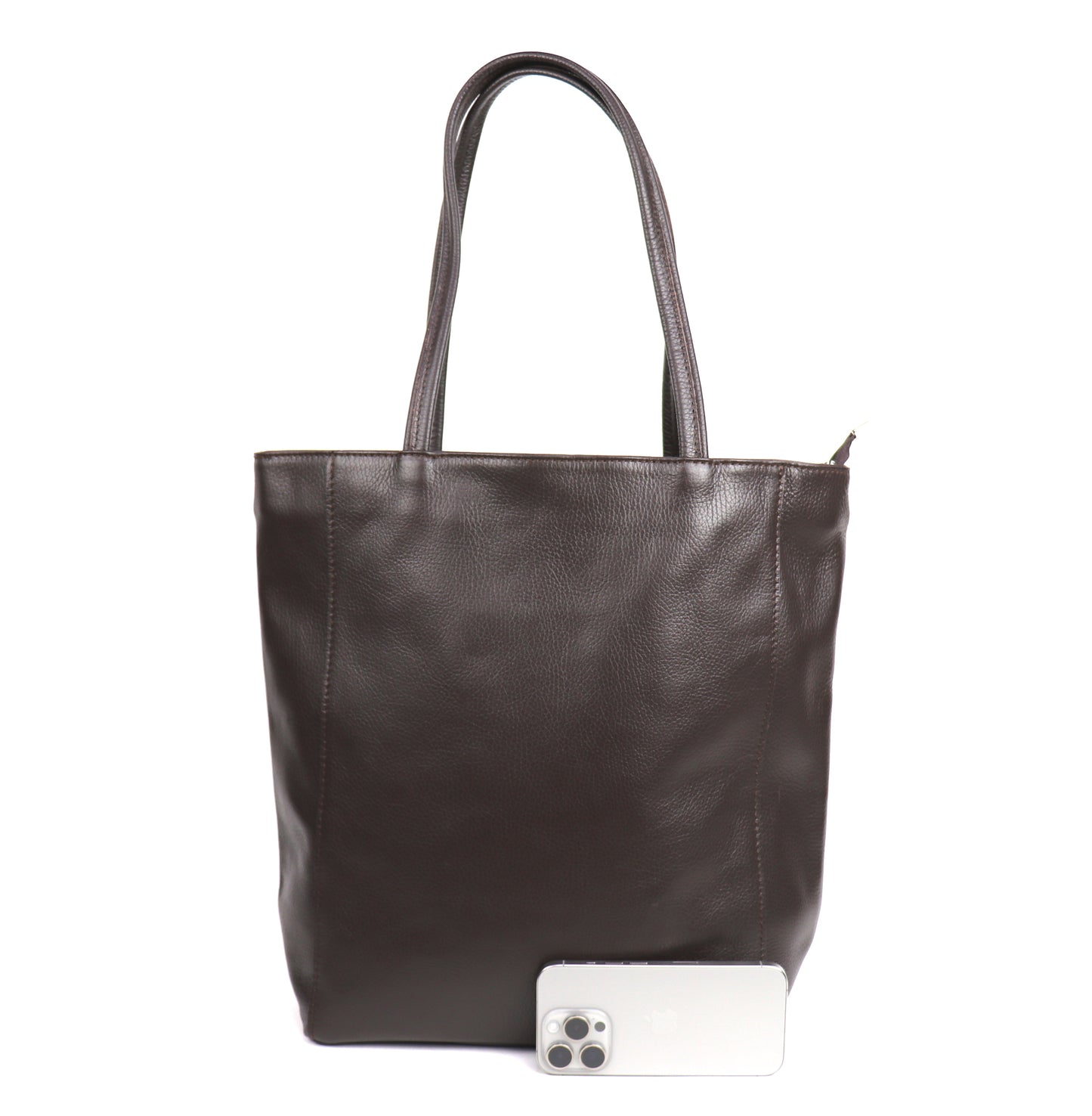 Italian Leather Shopper Bag