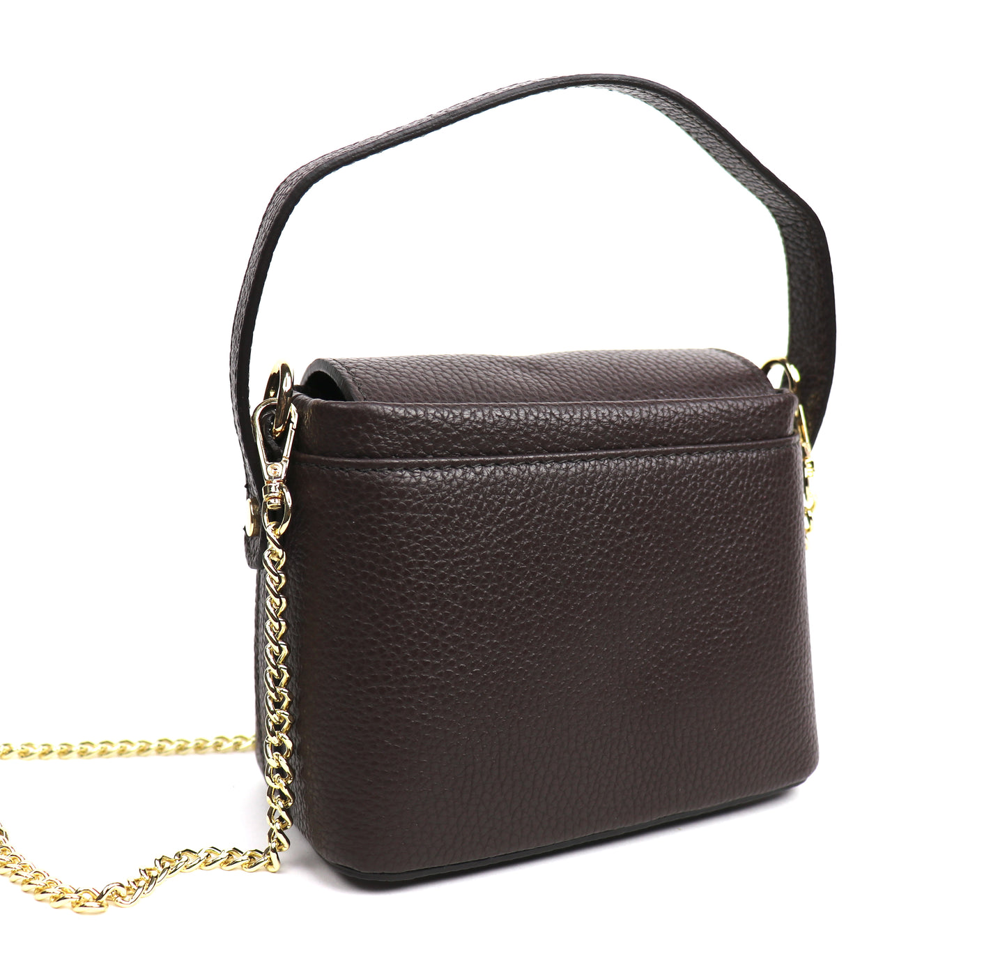 Small Top Handle Crossbody Bag – Genuine Italian Leather