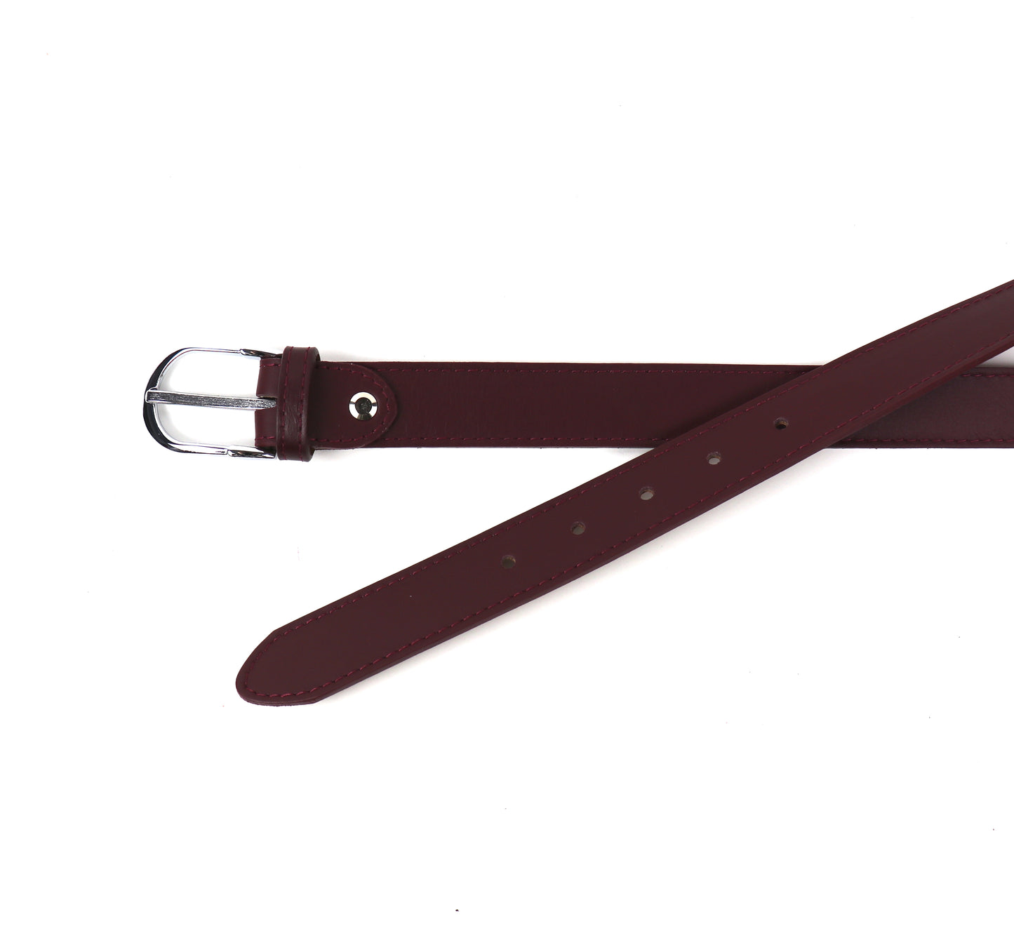 Vera Pelle Italian Leather Belt – Dark Tan, Dark Green, Burgundy, Chocolate, Black, Navy, Gold, and Silver