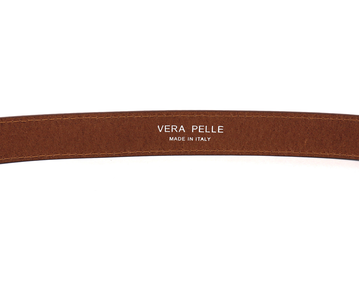 Vera Pelle Italian Leather Belt – Dark Tan, Dark Green, Burgundy, Chocolate, Black, Navy, Gold, and Silver