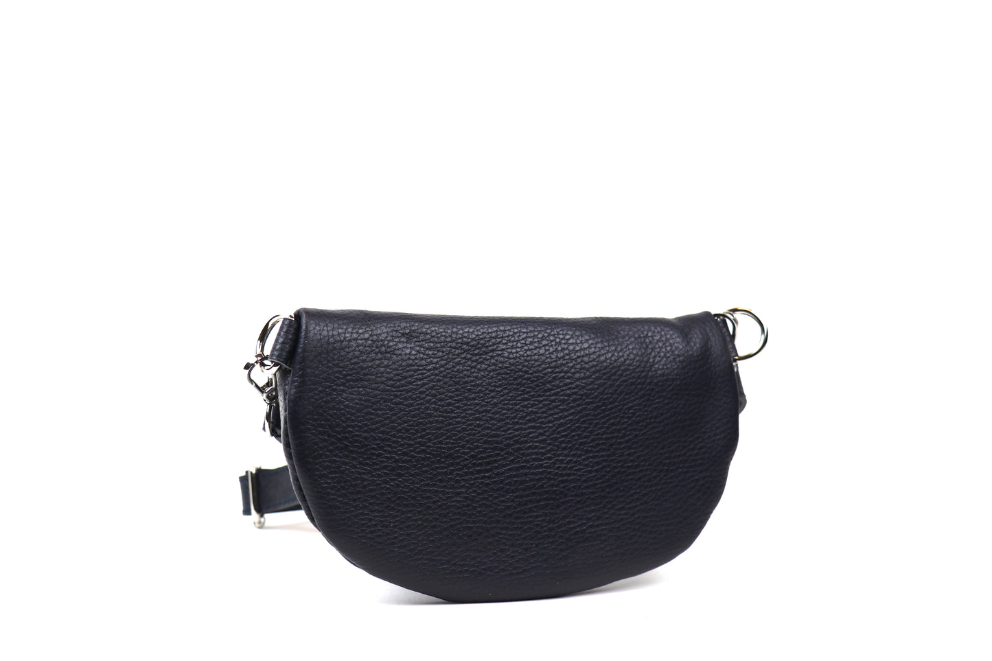 Small Genuine Grain Leather Bumbag