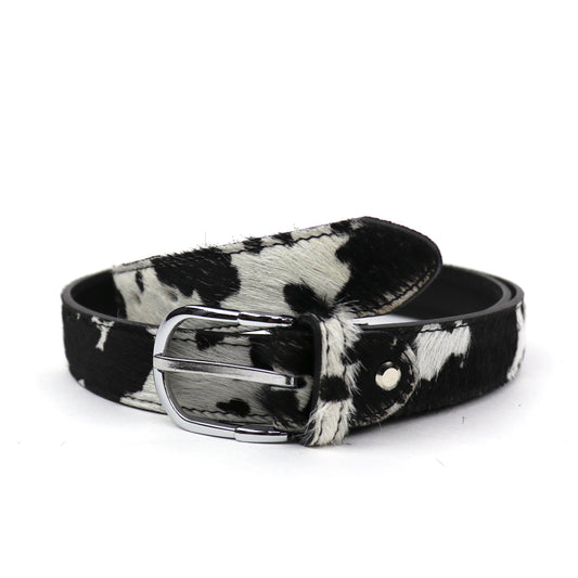 Animal Print Leather Belt – Small Leopard, Large Leopard, and Pony Prints