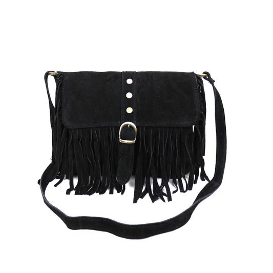 Suede crossbody/shoulder bag