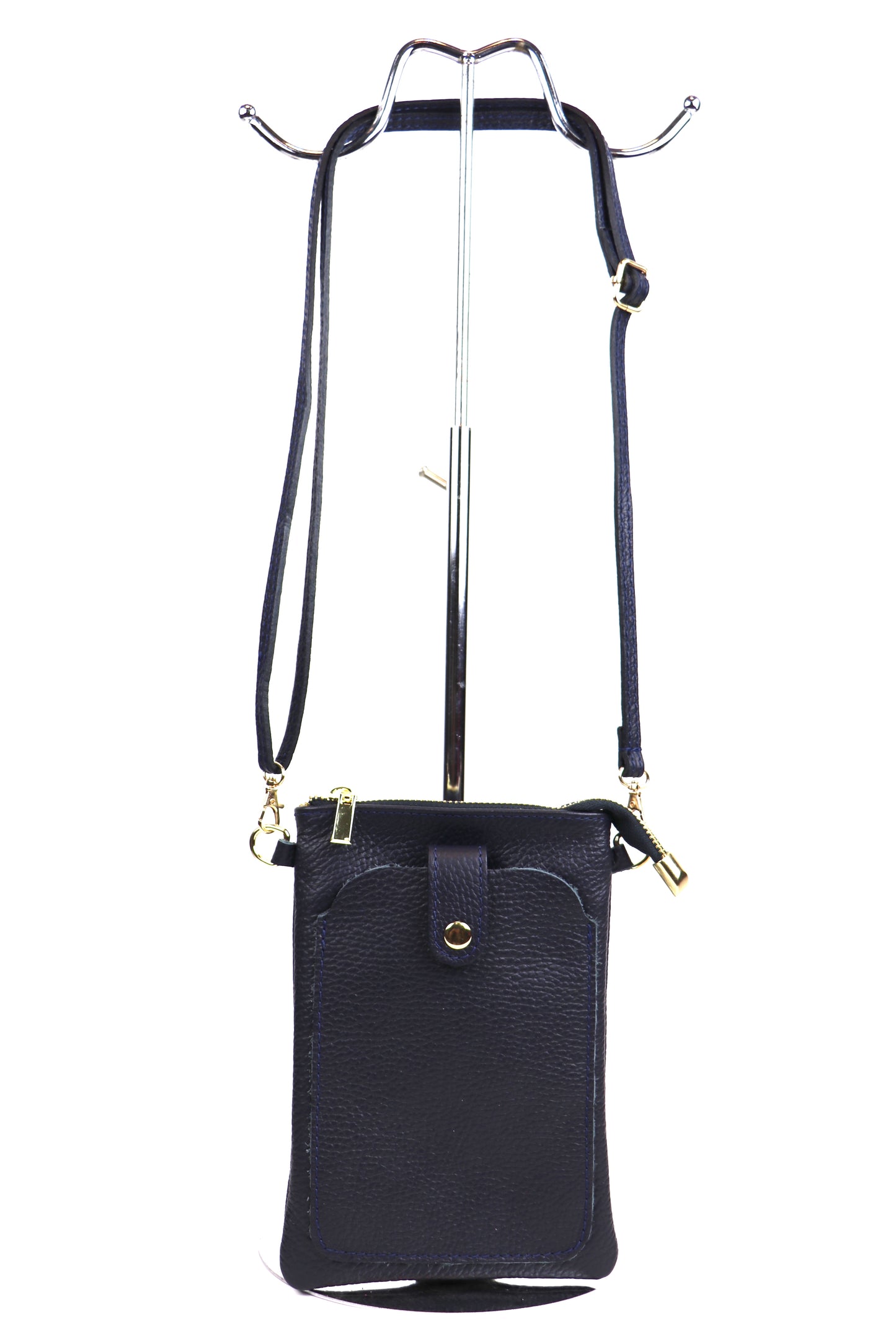 Leather Crossbody Travel Phone Bag