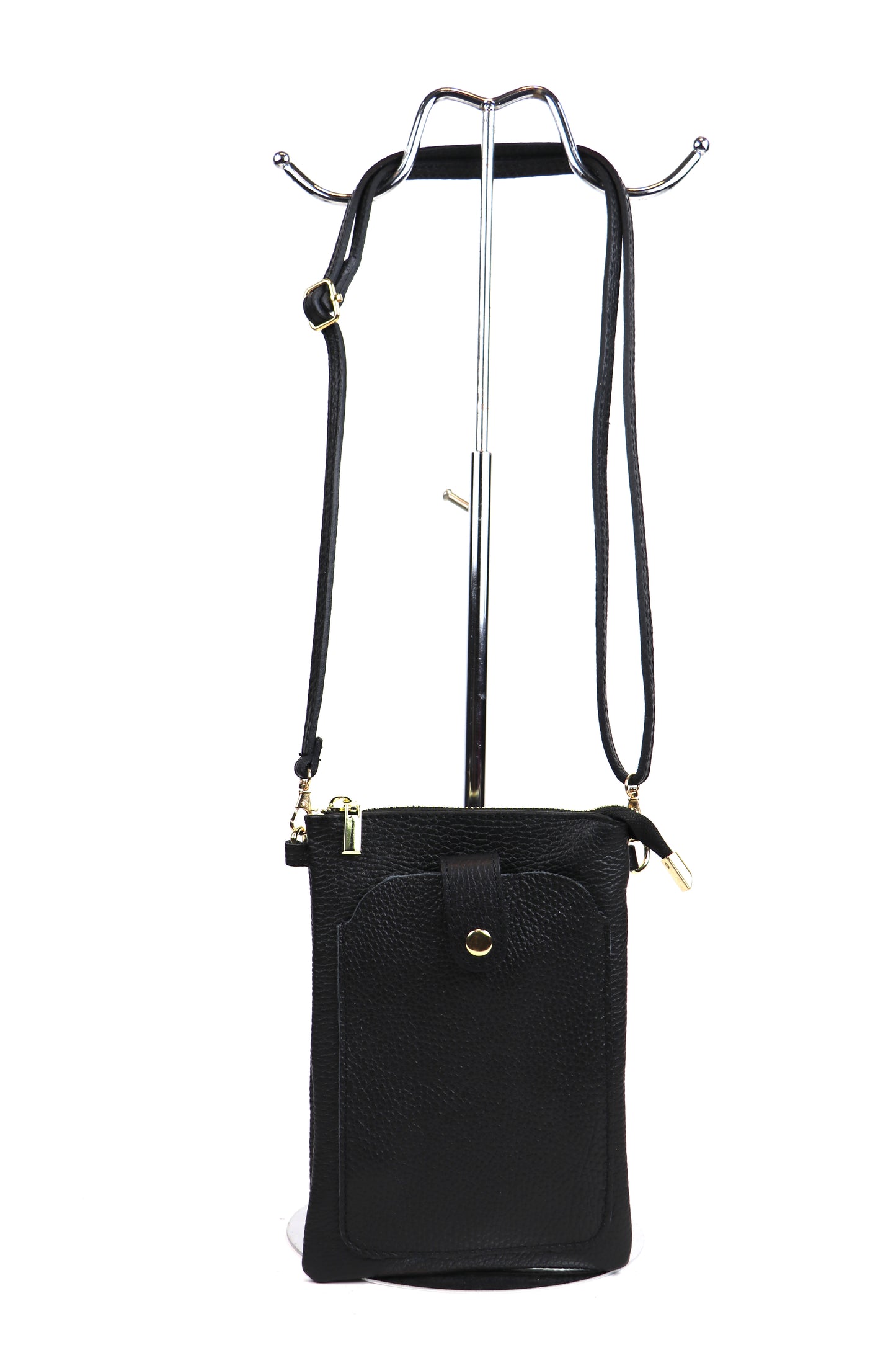 Leather Crossbody Travel Phone Bag