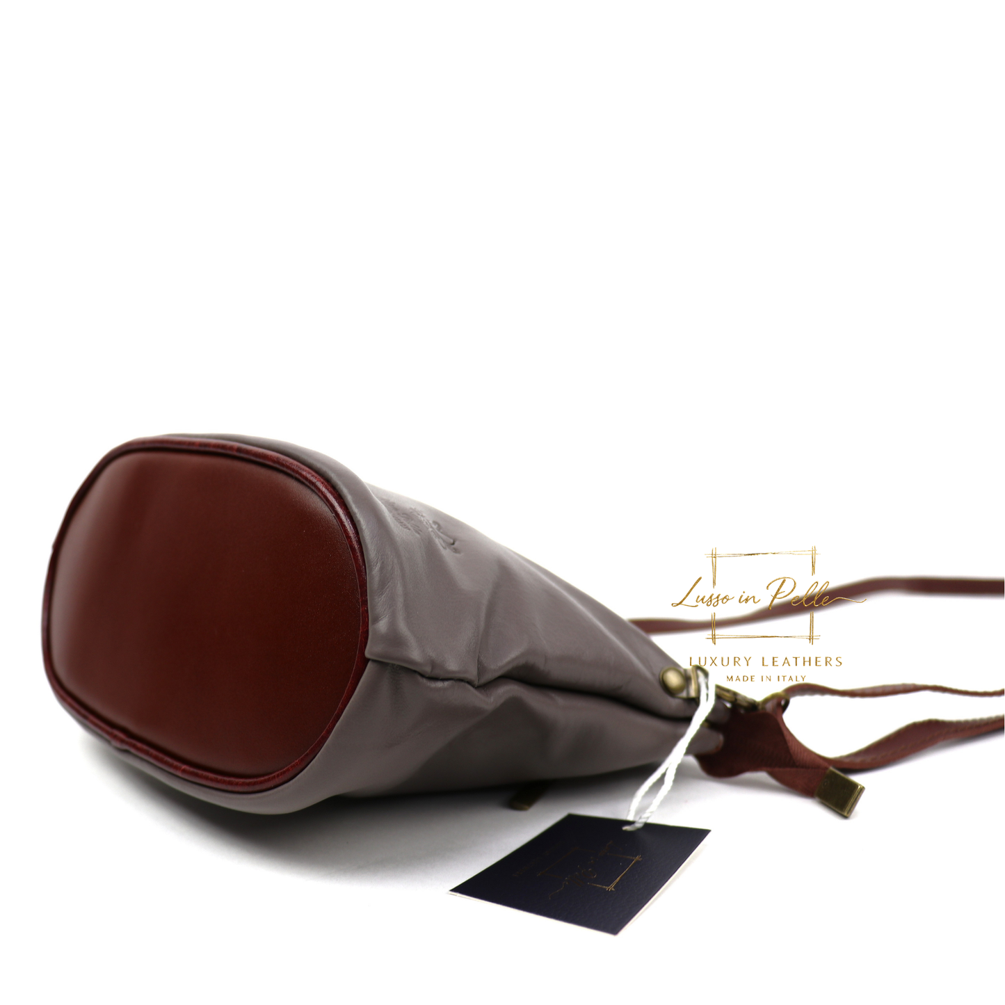 Vera Pelle Leather Crossbody Bag