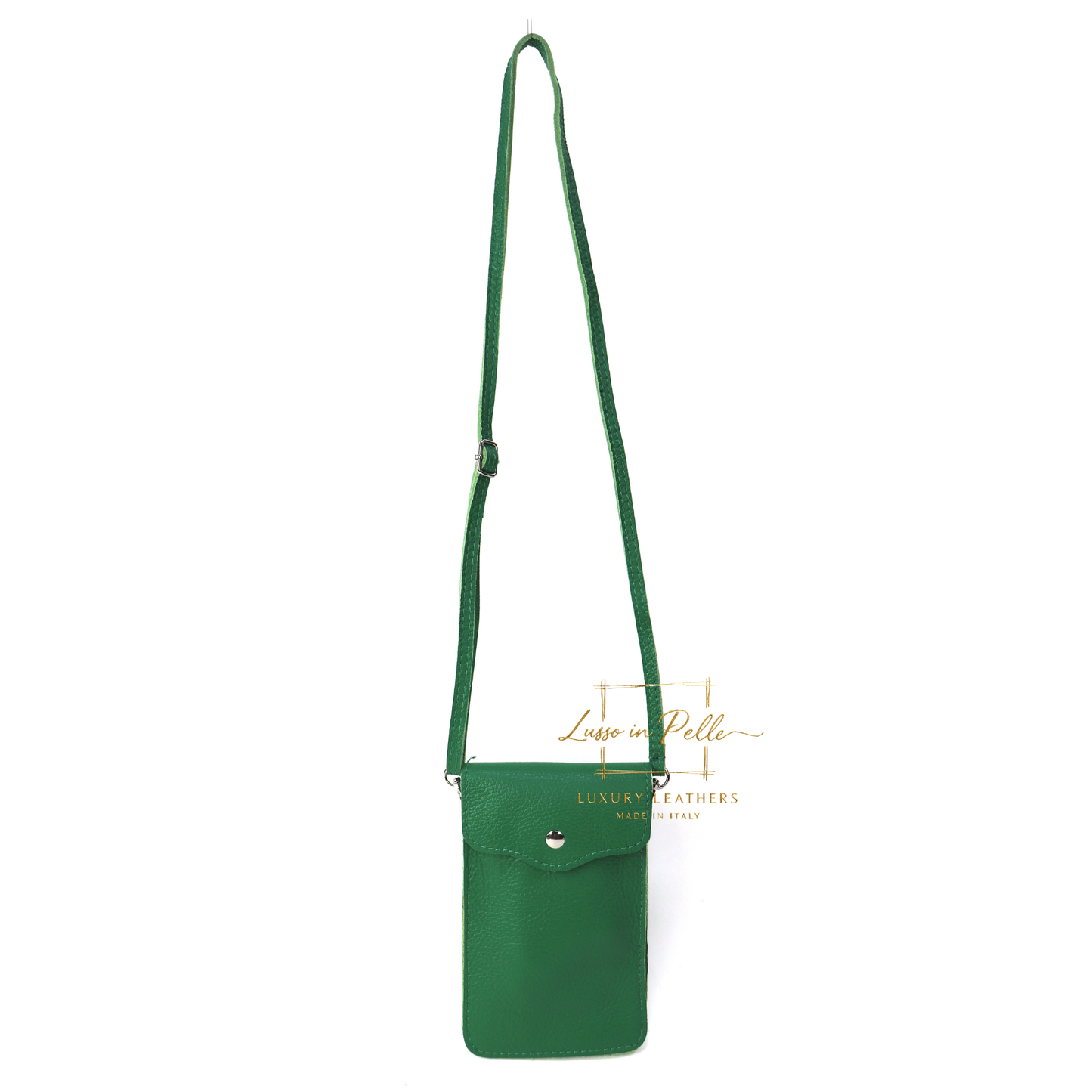 Minimalist Genuine Leather Crossbody Phone Bag