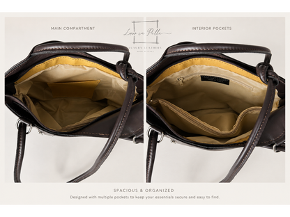 Nappa Leather Convertible Shoulder Bag & Backpack