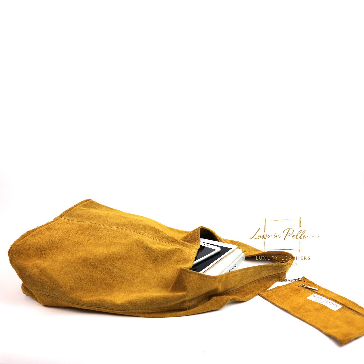 Cali Genuine Suede Hobo Slouchy Shoulder Bag