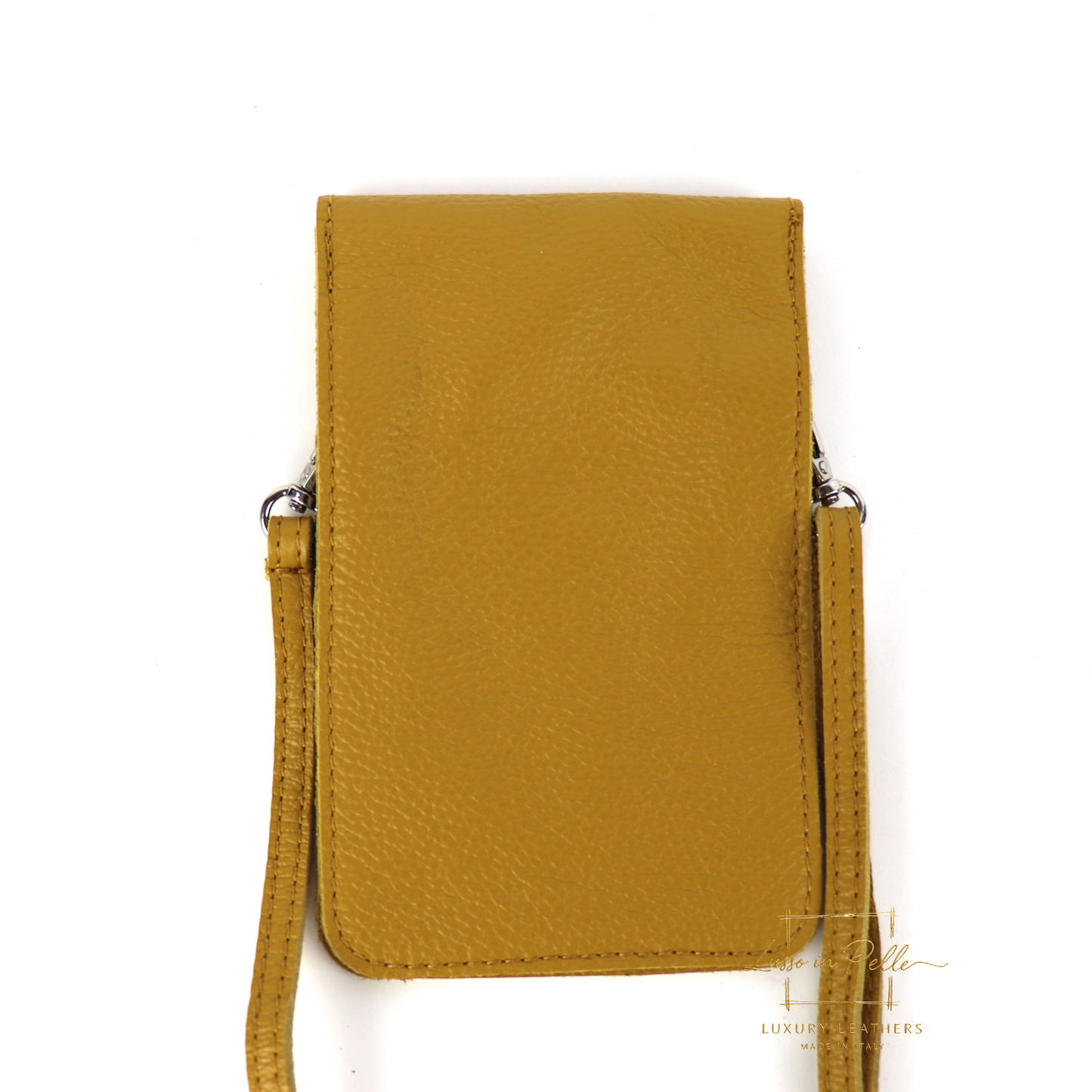 Minimalist Genuine Leather Crossbody Phone Bag