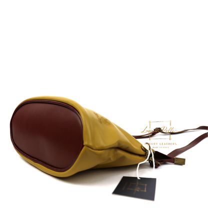 Vera Pelle Leather Crossbody Bag