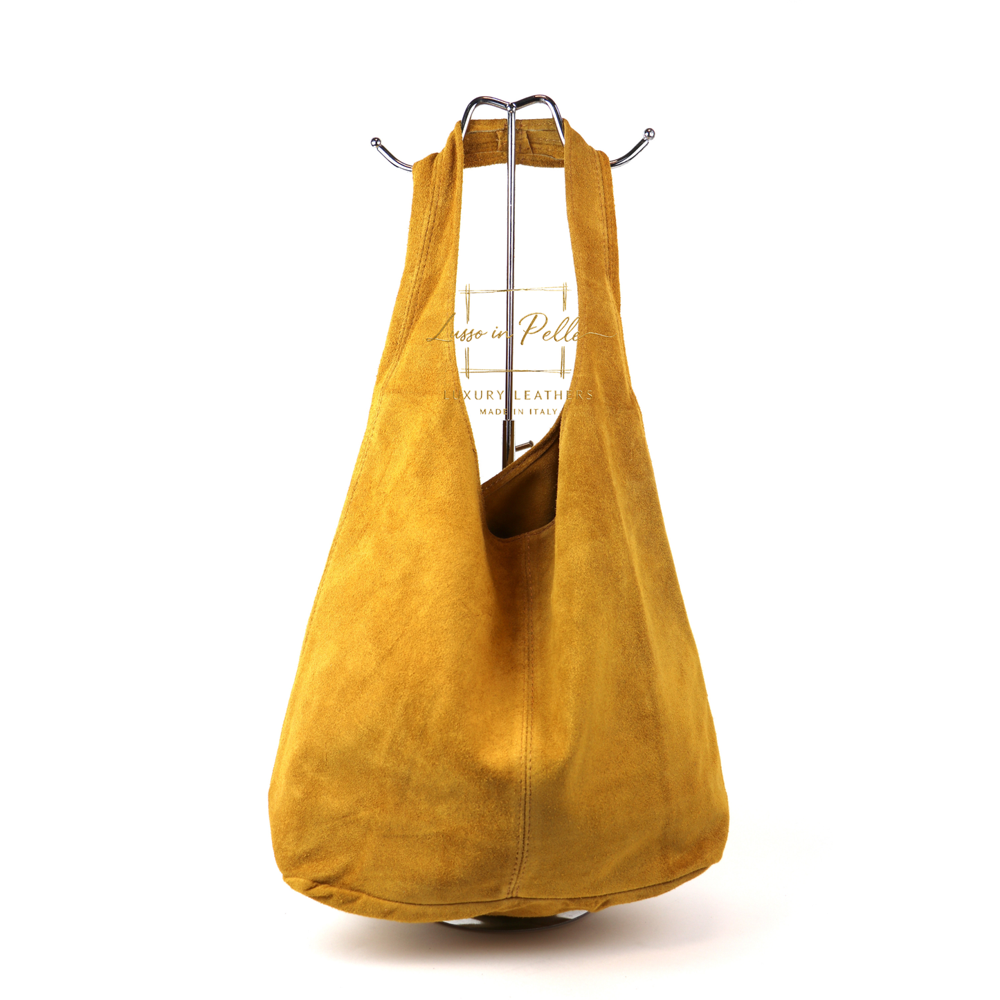 Cali Genuine Suede Hobo Slouchy Shoulder Bag