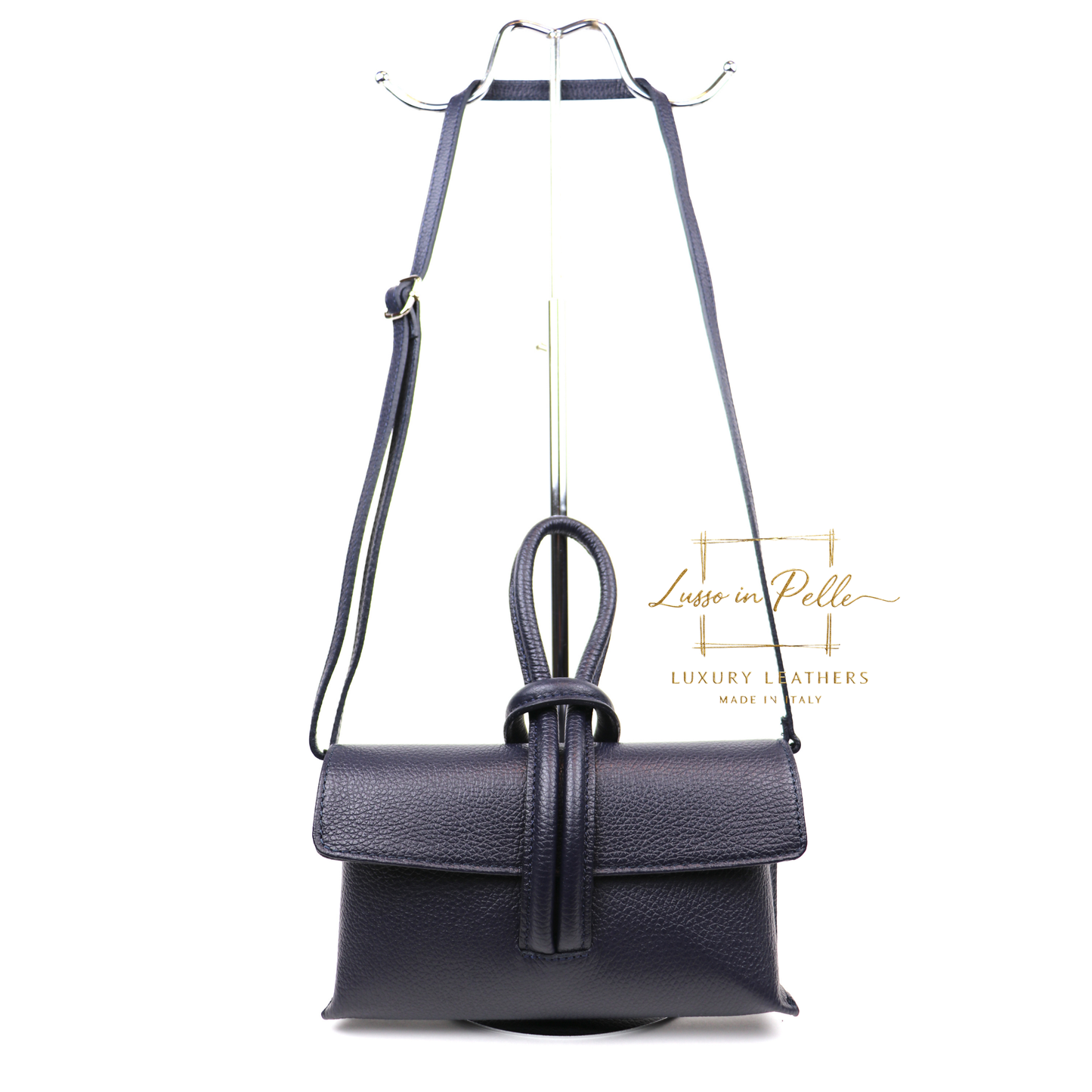Rose Italian Versatile Leather Bag - Wrist Bag - Clutch Bag