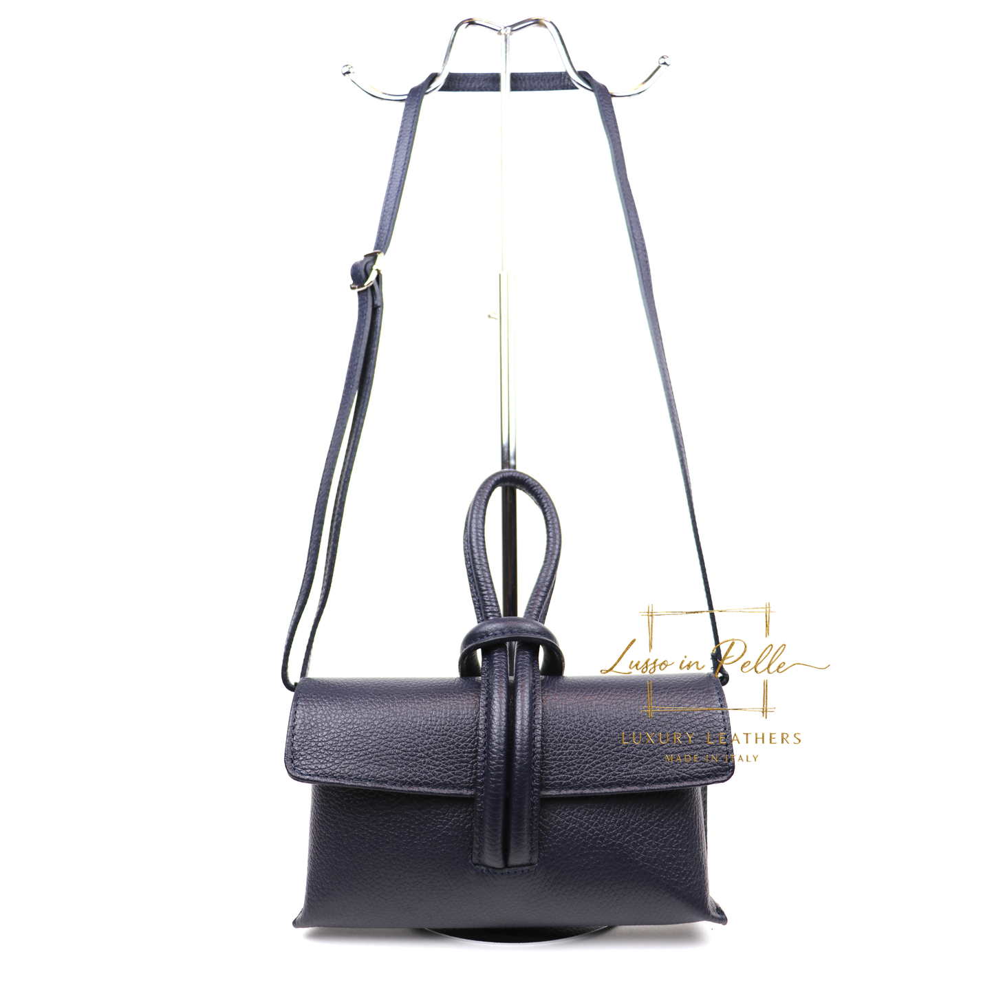 Rose Italian Leather Versatile Leather Bag - Wrist Bag - Clutch Bag