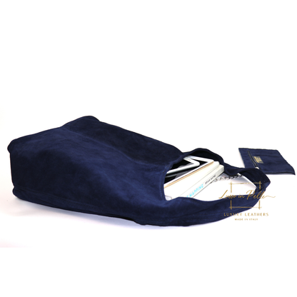 Cali Genuine Suede Hobo Slouchy Shoulder Bag