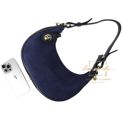 Small Half Moon Shoulder/ Crossbody Bag