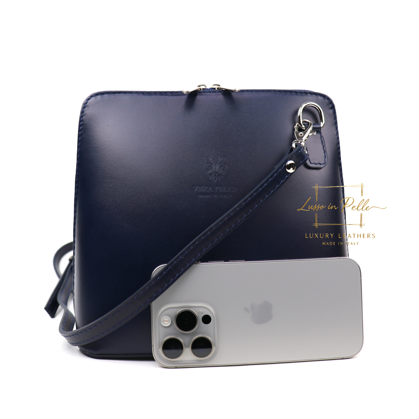 Ella Medium Leather Handbag with Detachable/Adjustable Straps
