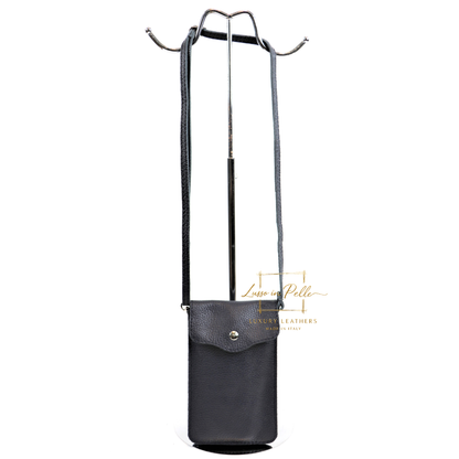 Minimalist Genuine Leather Crossbody Phone Bag