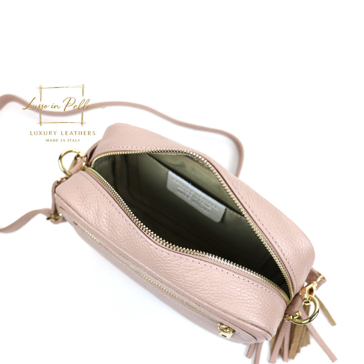 Sierra Genuine Italian Pebbled Leather Box Bag
