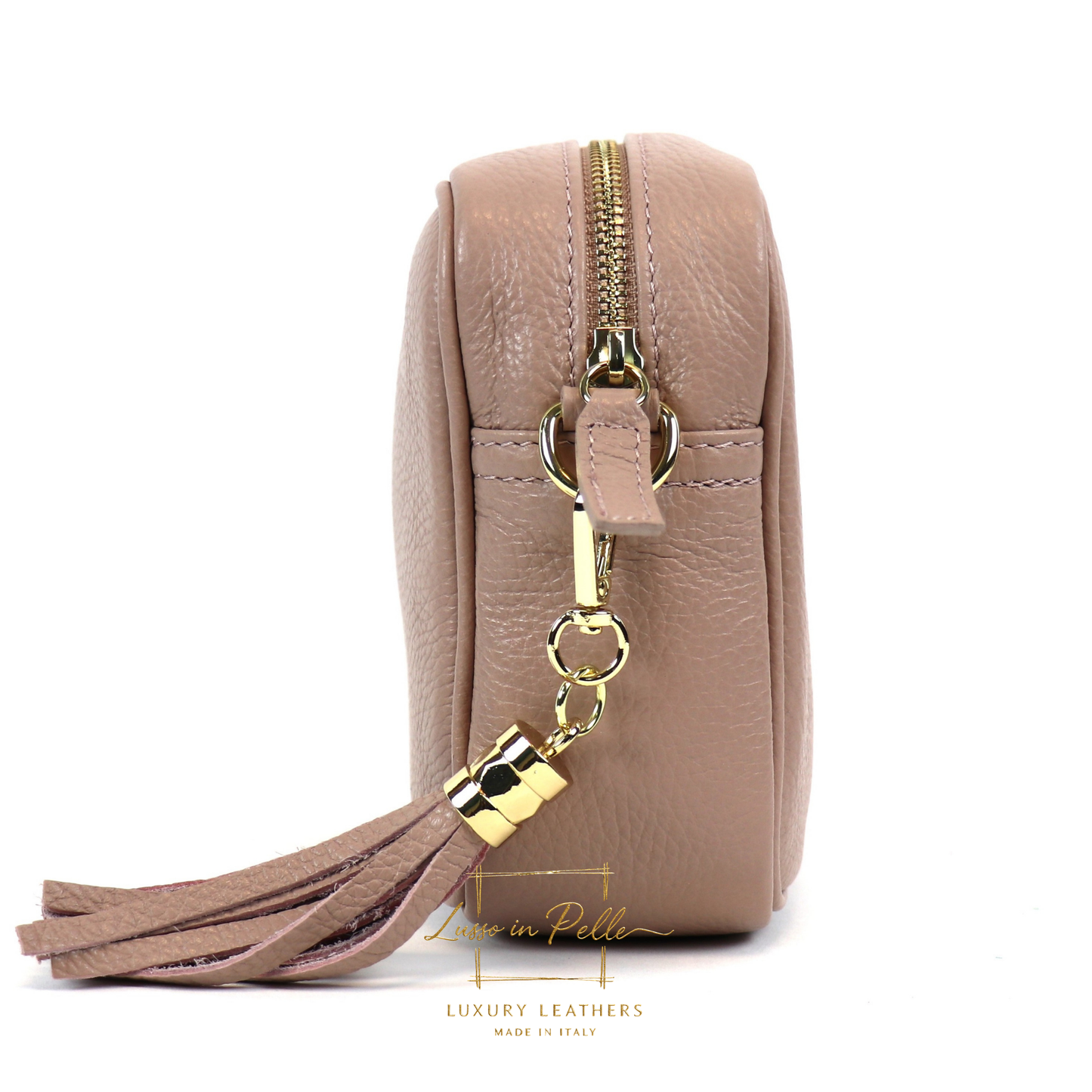 Sierra Genuine Italian Pebbled Leather Box Bag