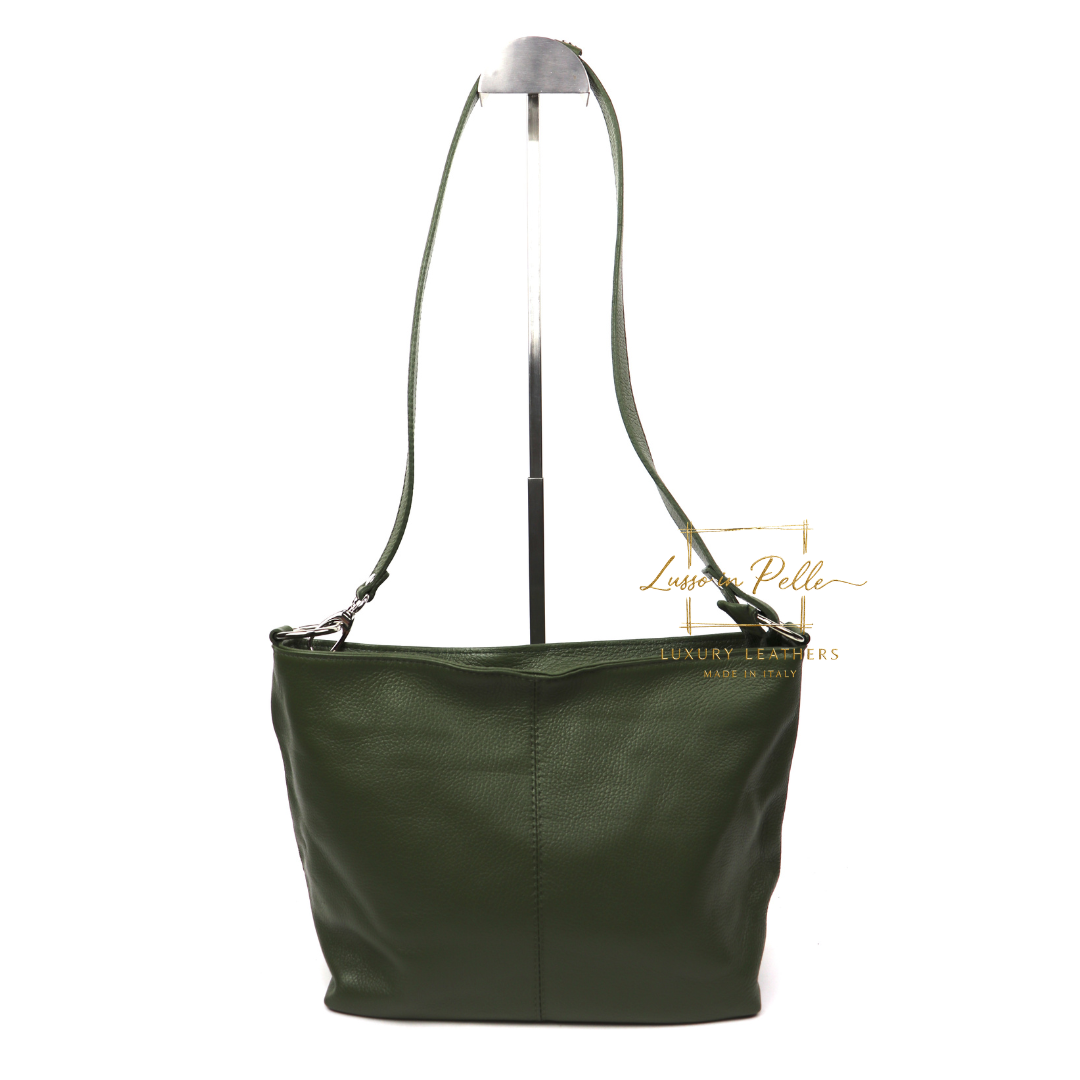 Luna Italian Leather Shoulder & Crossbody Bag