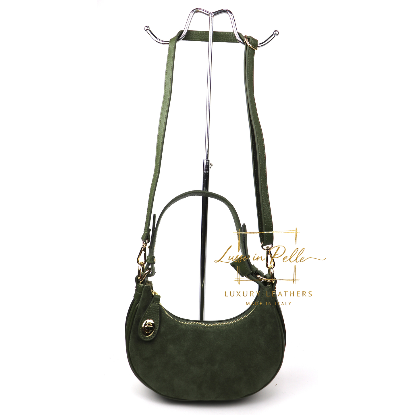 Small Half Moon Shoulder/ Crossbody Bag