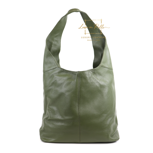 Cali Genuine Leather Hobo Bag Everyday Practical Leather Tote Bag