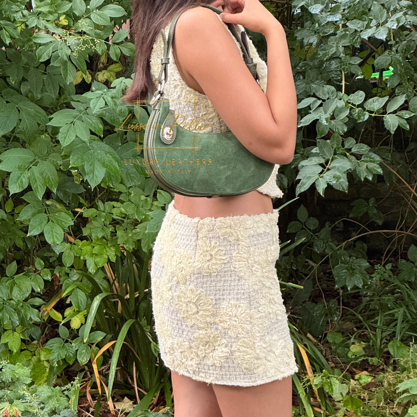 Small Half Moon Shoulder/ Crossbody Bag